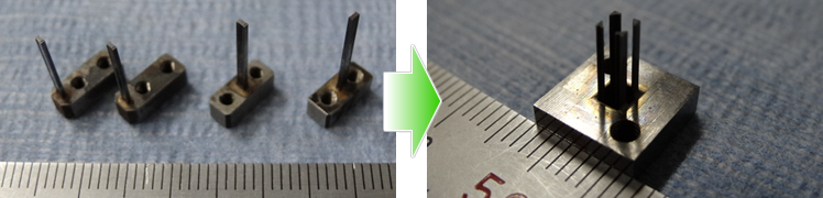 一体型のパンチ