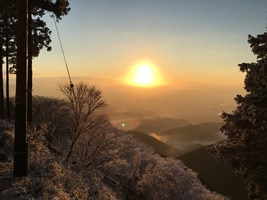 20160101 愛宕山山頂、初日の出